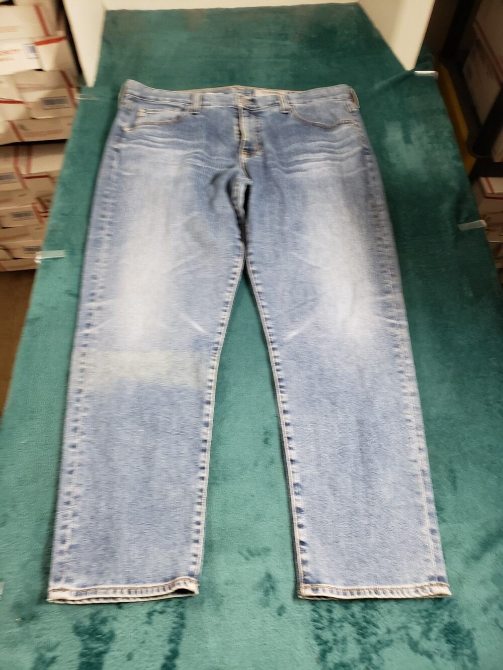 Adriano Goldschmied Jeans Size 32 Womens Blue Stretch Ex Boyfriend Slim USA